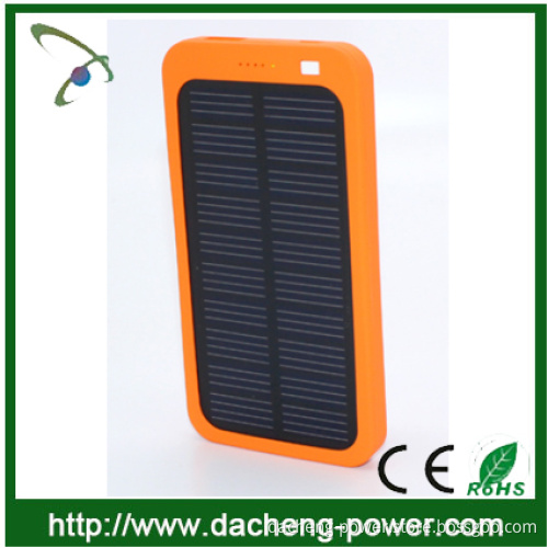 Colorful design solar power bank 5000mAH with CE ROHS FCC